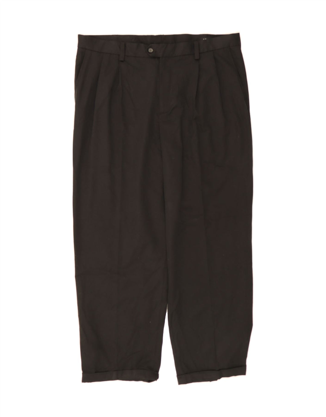 IZOD Mens Pegged Casual Trousers W38 L30 Black Polyester Vintage Izod and Second-Hand Izod from Messina Hembry 