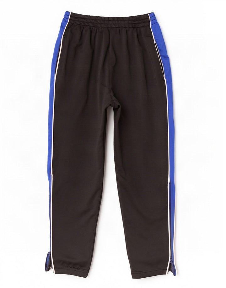 Pantaloni da tuta grafica Reebok da uomo Small in poliestere color block nero