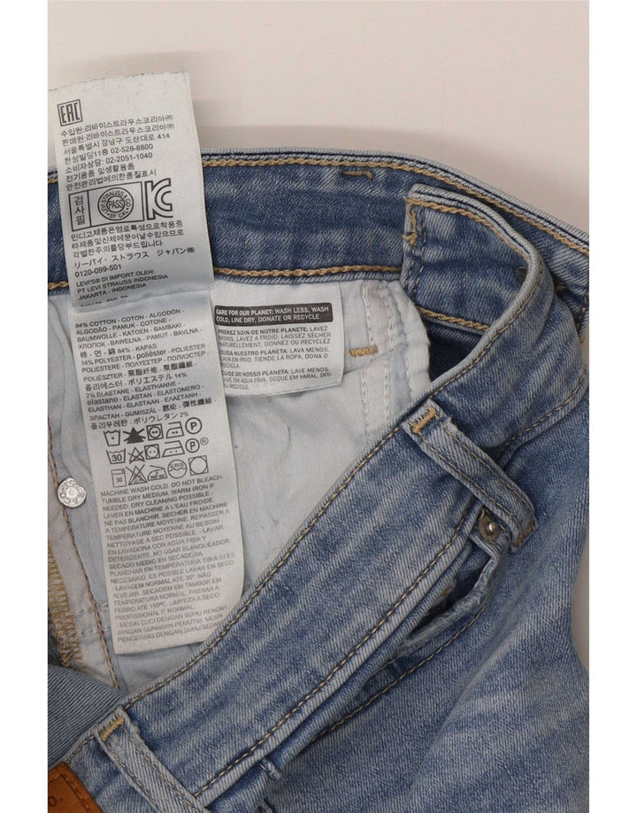 Levi's Womens 715 Bootcut Jeans W26 L32 Blue Cotton