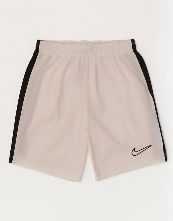 Nike Boys Sport Shorts 10-11 Years Medium White Polyester
