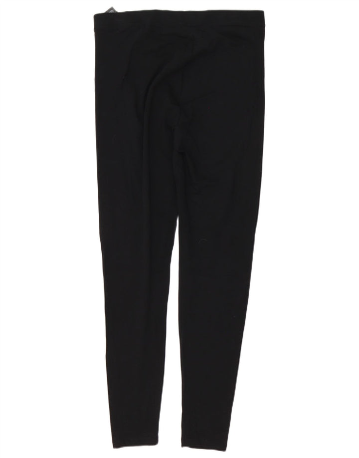 Marks & Spencer Womens Leggings UK 14 Large  Black Cotton