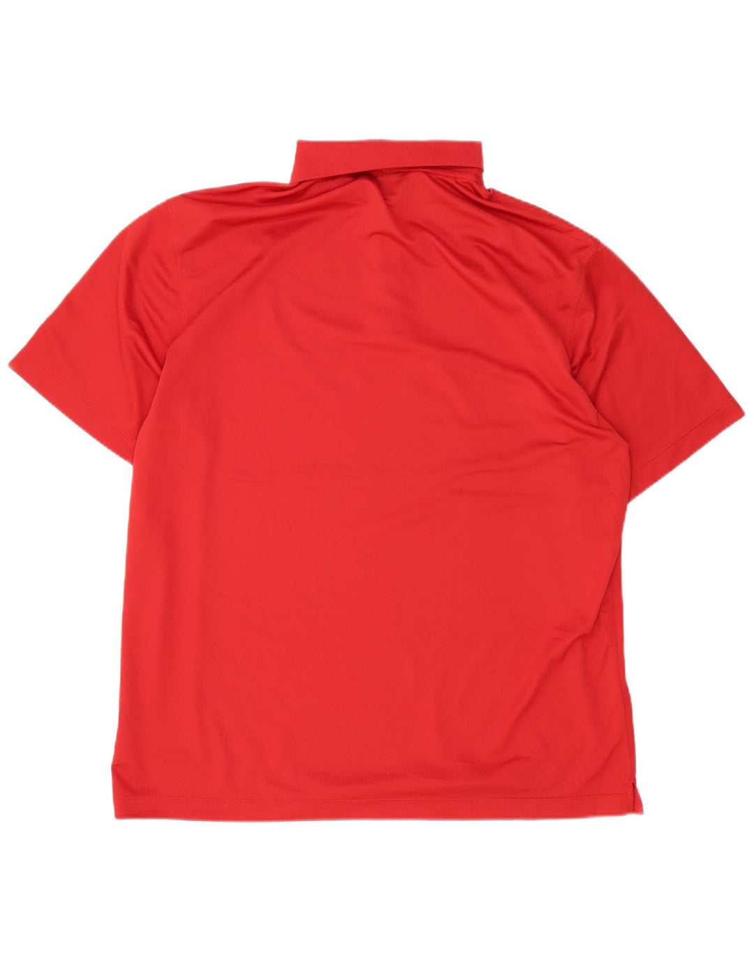 Nike Mens Dri Fit Polo Shirt XL Red Polyester