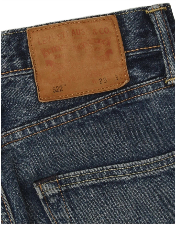 Levi's Mens 522 Slim Jeans W28 L32 Blue