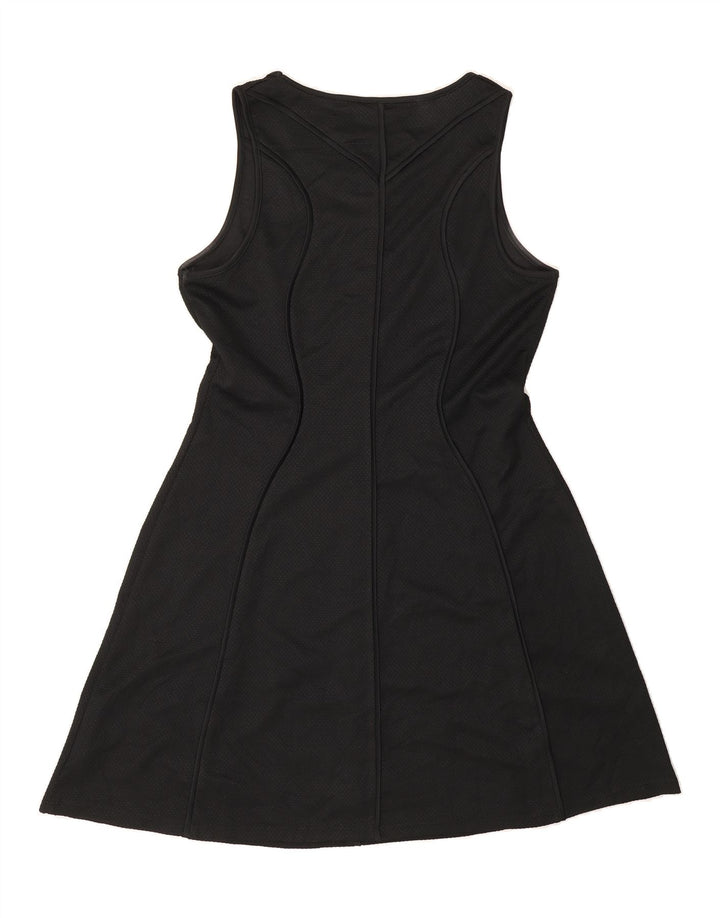 MOSSIMO Womens Sleeveless A-Line Dress UK 16 Large Black Polyester Vintage Mossimo and Second-Hand Mossimo from Messina Hembry 