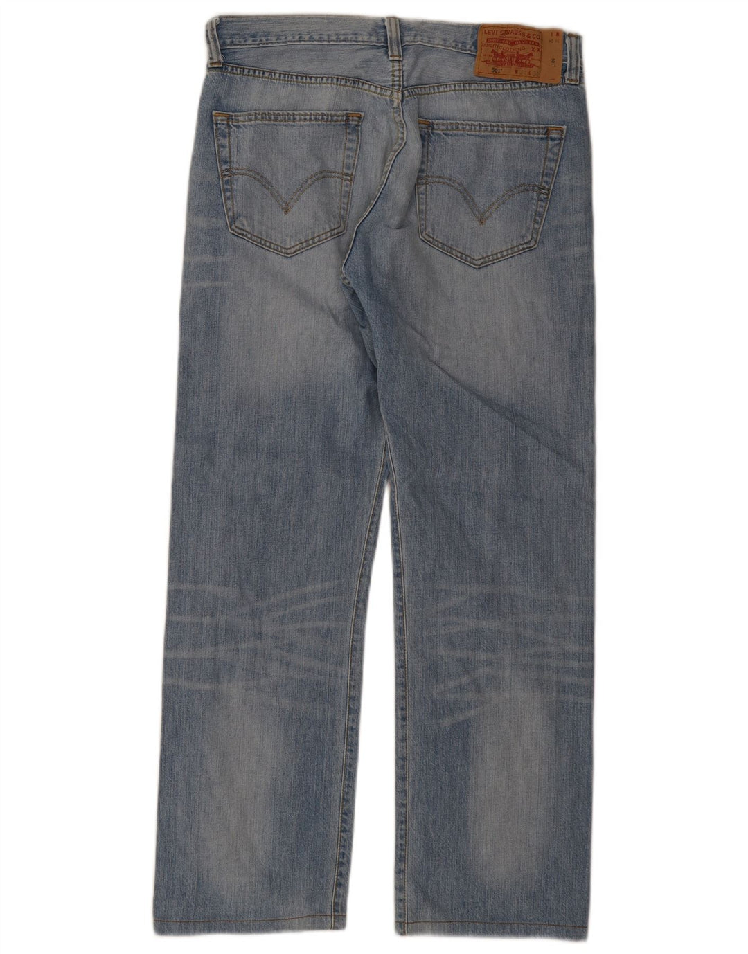 Levi's Mens 501 Straight Jeans W34 L30 Blue