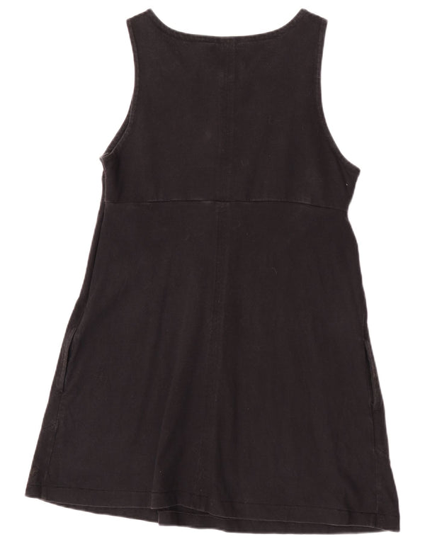 American Eagle Damen ärmelloses A-Linien-Kleid, UK-Größe 44, Größe L, Schwarz, Baumwolle