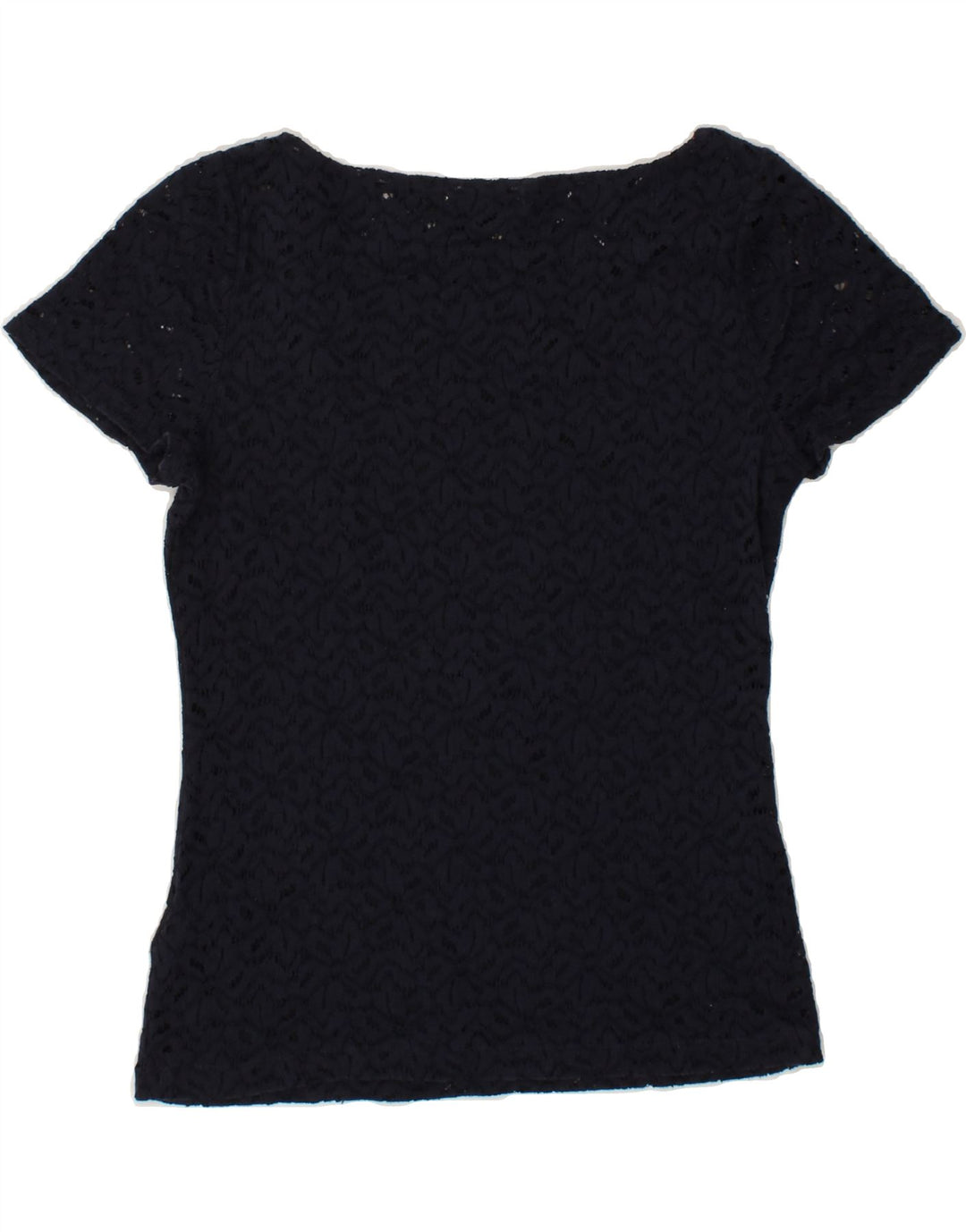 BANANA REPUBLIC Womens Blouse Top UK 12 Medium Navy Blue Vintage Banana Republic and Second-Hand Banana Republic from Messina Hembry 