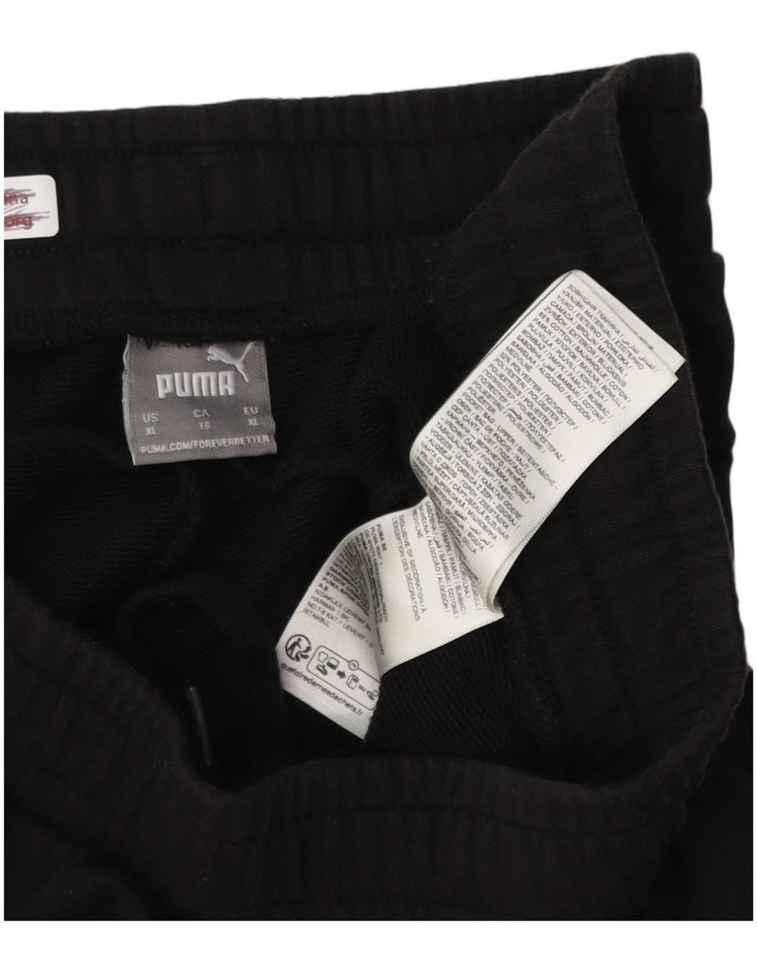 PUMA Mens Sport Shorts XL  Black Cotton