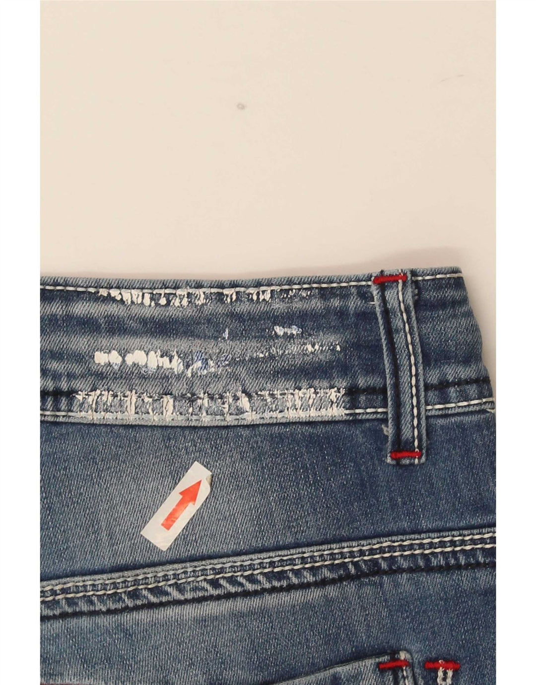 Vintage Damen Jeansshorts IT 44 Medium W32 Blaue Baumwolle