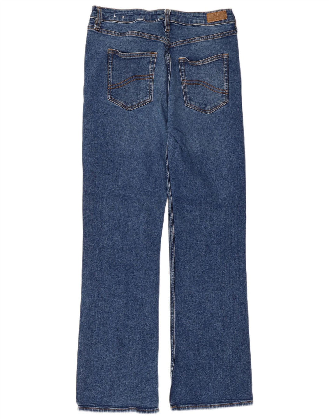Fat Face Jean Bootcut Femme UK 12 Moyen W30 L29 Bleu Coton