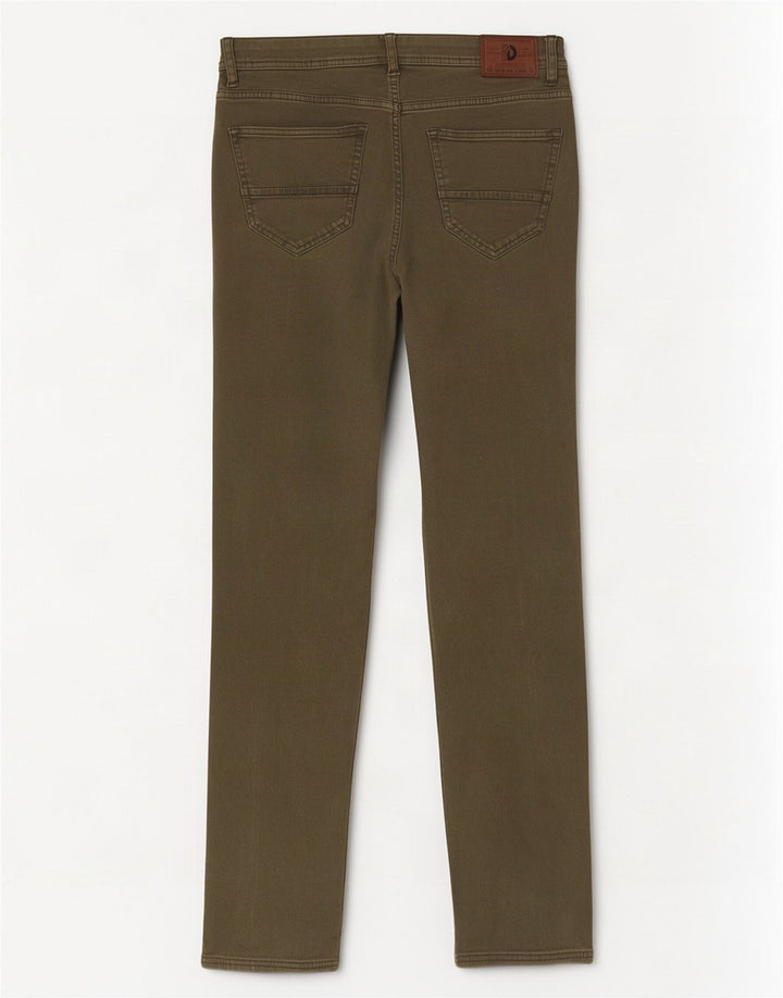 Jeans slim da uomo Dack IT 50 Large W34 L30 cotone kaki
