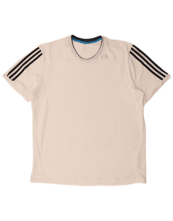 Adidas Mens Climacool T-Shirt Top XL White