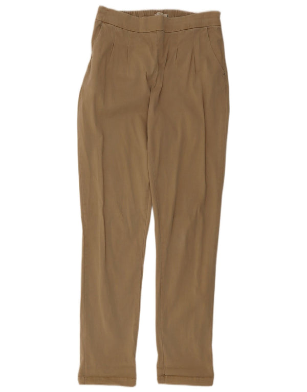 White Stuff Pantaloni chino subțiri pentru femei UK 10 Small W28 L29 Bej Bumbac