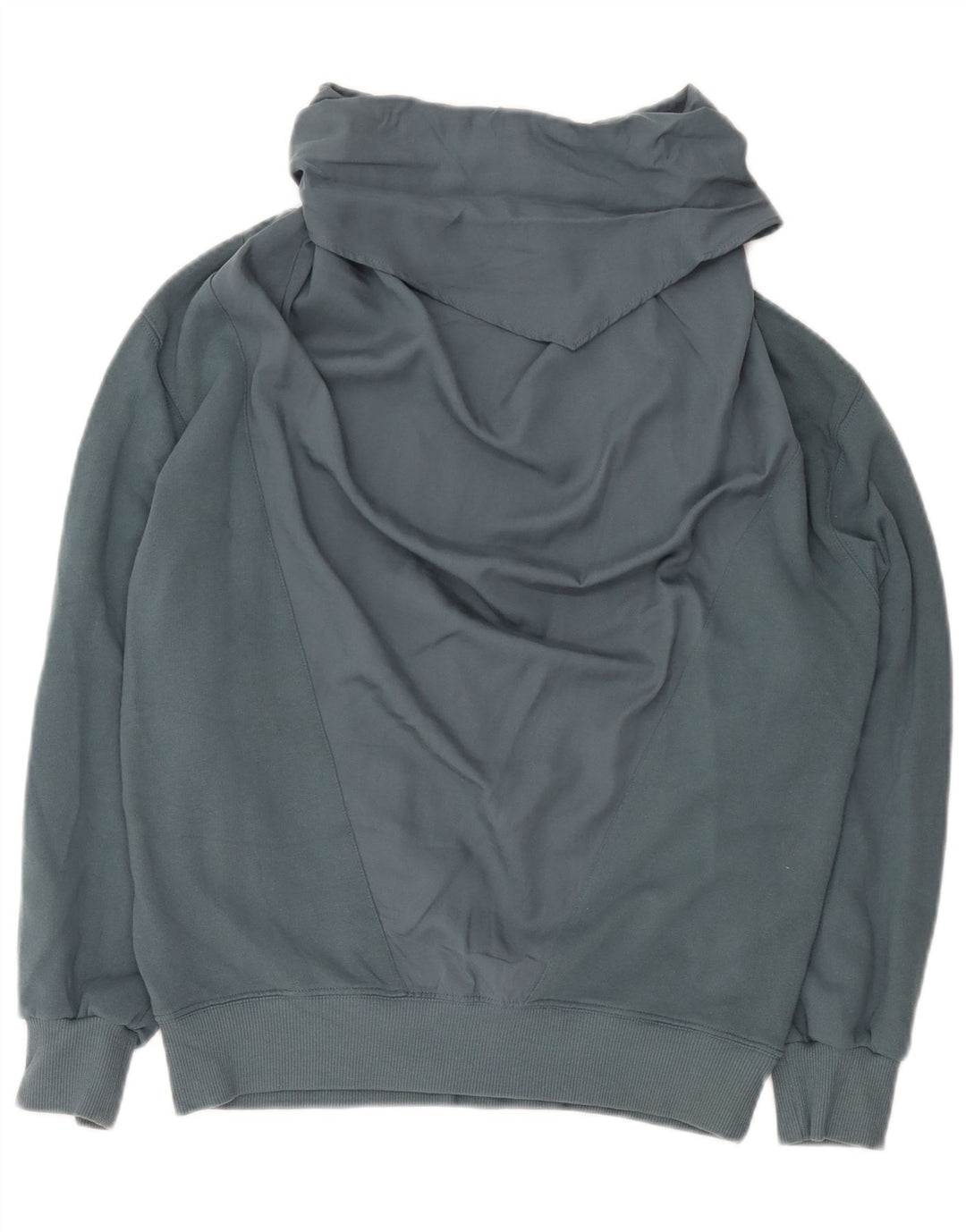 Zara Womens Oversized Sweatshirt Jumper UK 10 Small Grey Cotton