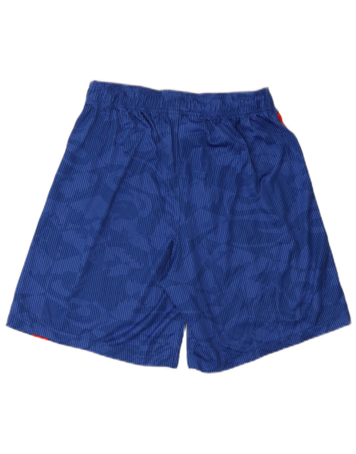 Nike Mens Dri Fit Abstract Pattern Sport Shorts Large Blue Colourblock