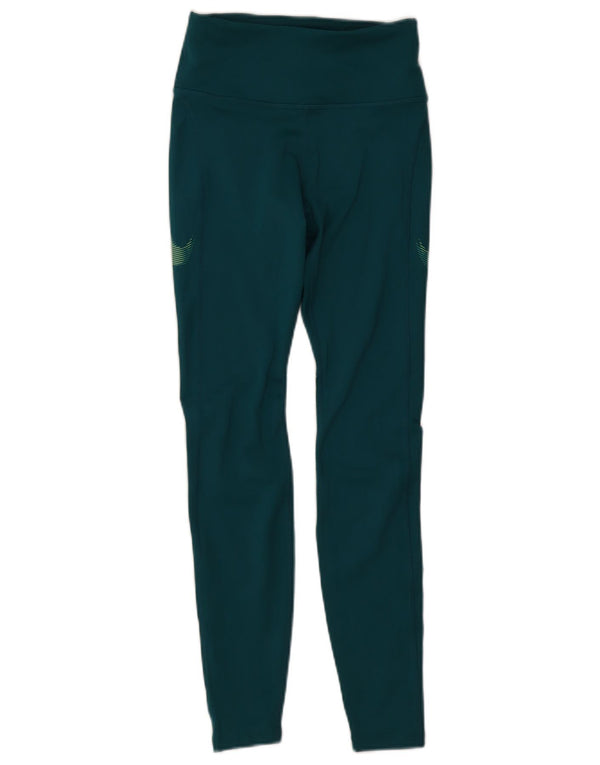 Leggings grafici Nike Dri Fit da donna UK 4 XS verdi