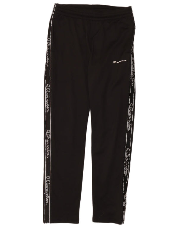 Champion Pantalon de Survêtement Graphique Homme Petit Noir Polyester