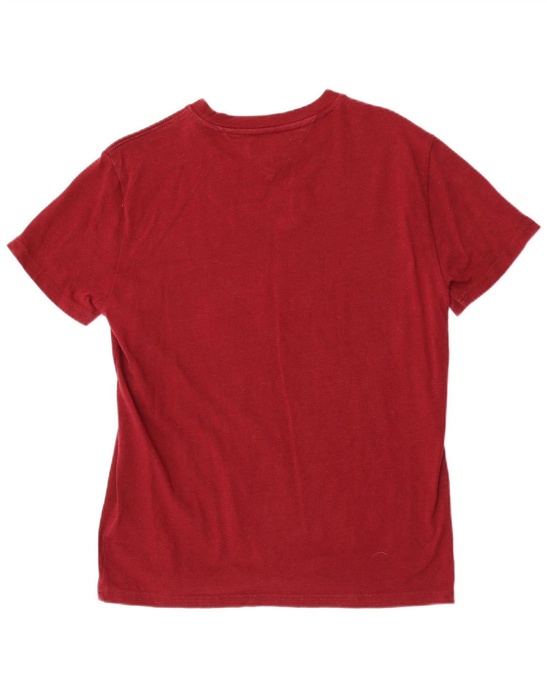 Tommy Hilfiger Mens T-Shirt Top Small Maroon Cotton