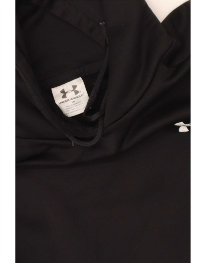 Under Armour Womens Hoodie Jumper UK 10 Small Black Polyester