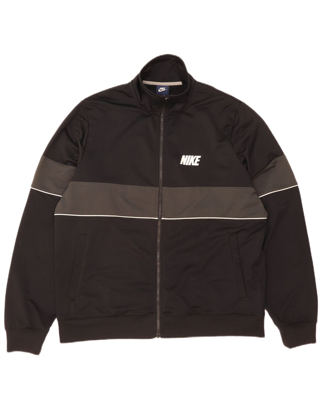 Nike Træningsdragt til mænd Topjakke XL Sort Colourblock Polyester