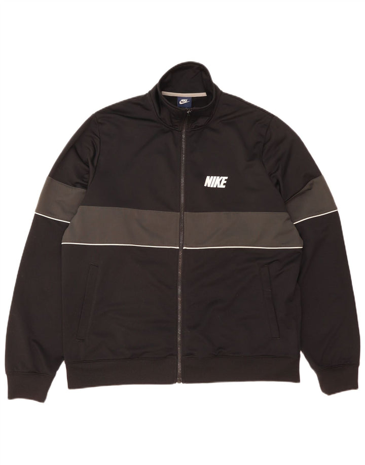 Nike Træningsdragt til mænd Topjakke XL Sort Colourblock Polyester