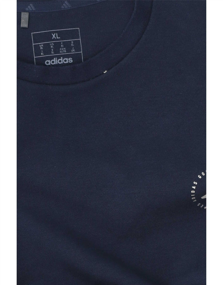 Adidas Mens Sweatshirt Jumper XL Navy Blue