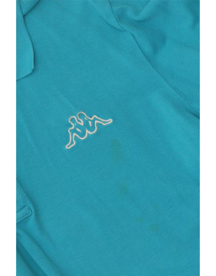 Kappa Mens Polo Shirt Small Blue Cotton