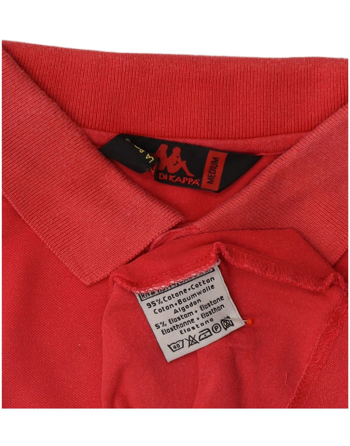 KAPPA Mens Polo Shirt Medium Pink Cotton