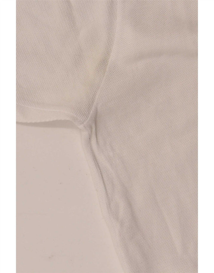 Lacoste Mens Polo Shirt Size 3 Small White Cotton