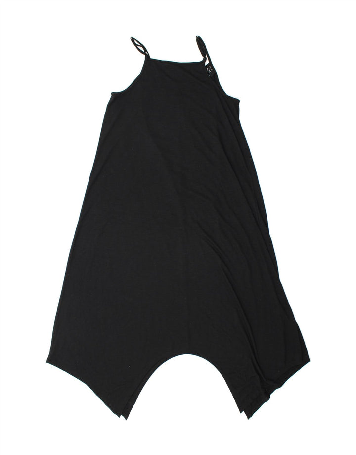 MOSSIMO Womens Sleeveless Asymmetrical Dress UK 12 Medium Black Polyester Vintage Mossimo and Second-Hand Mossimo from Messina Hembry 