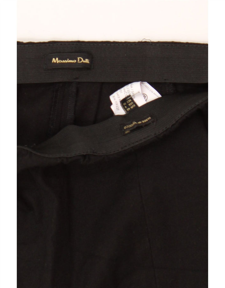 MASSIMO DUTTI Womens Slim Casual Trousers EU 40 Medium W30 L27 Black Vintage Massimo Dutti and Second-Hand Massimo Dutti from Messina Hembry 