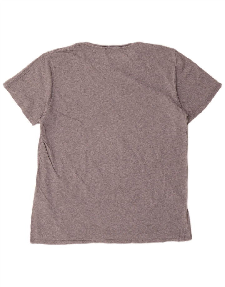 Levi's T-Shirt Graphique Homme Gris Large Coton