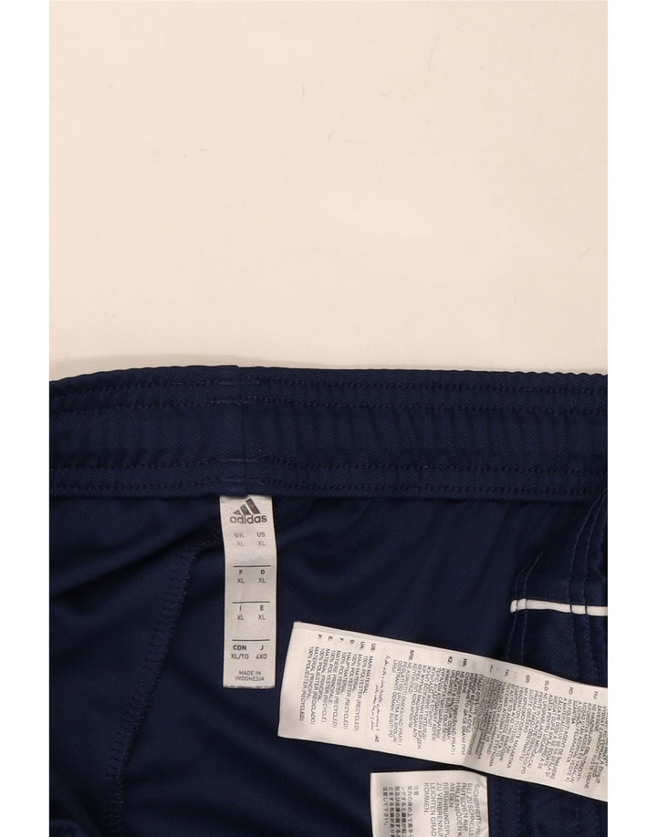 ADIDAS Mens Tracksuit Trousers XL Navy Blue Polyester