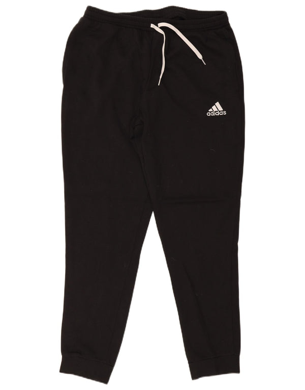 Pantaloni de trening Adidas pentru bărbați Joggeri mari, negru, bumbac