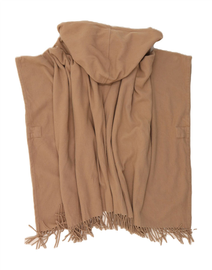 LA ROCHELLE Womens Poncho Coat EU 36 Small Beige Wool Vintage La Rochelle and Second-Hand La Rochelle from Messina Hembry 