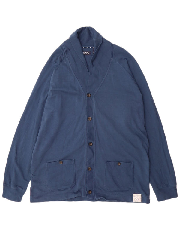 Chaps Ανδρική αθλητική φόρμα Top Jacket Large Navy Blue από βαμβάκι