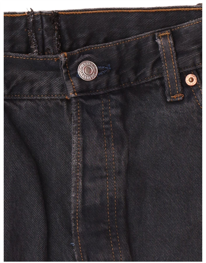 LEVI'S Womens Denim Skirt W28 Medium Grey