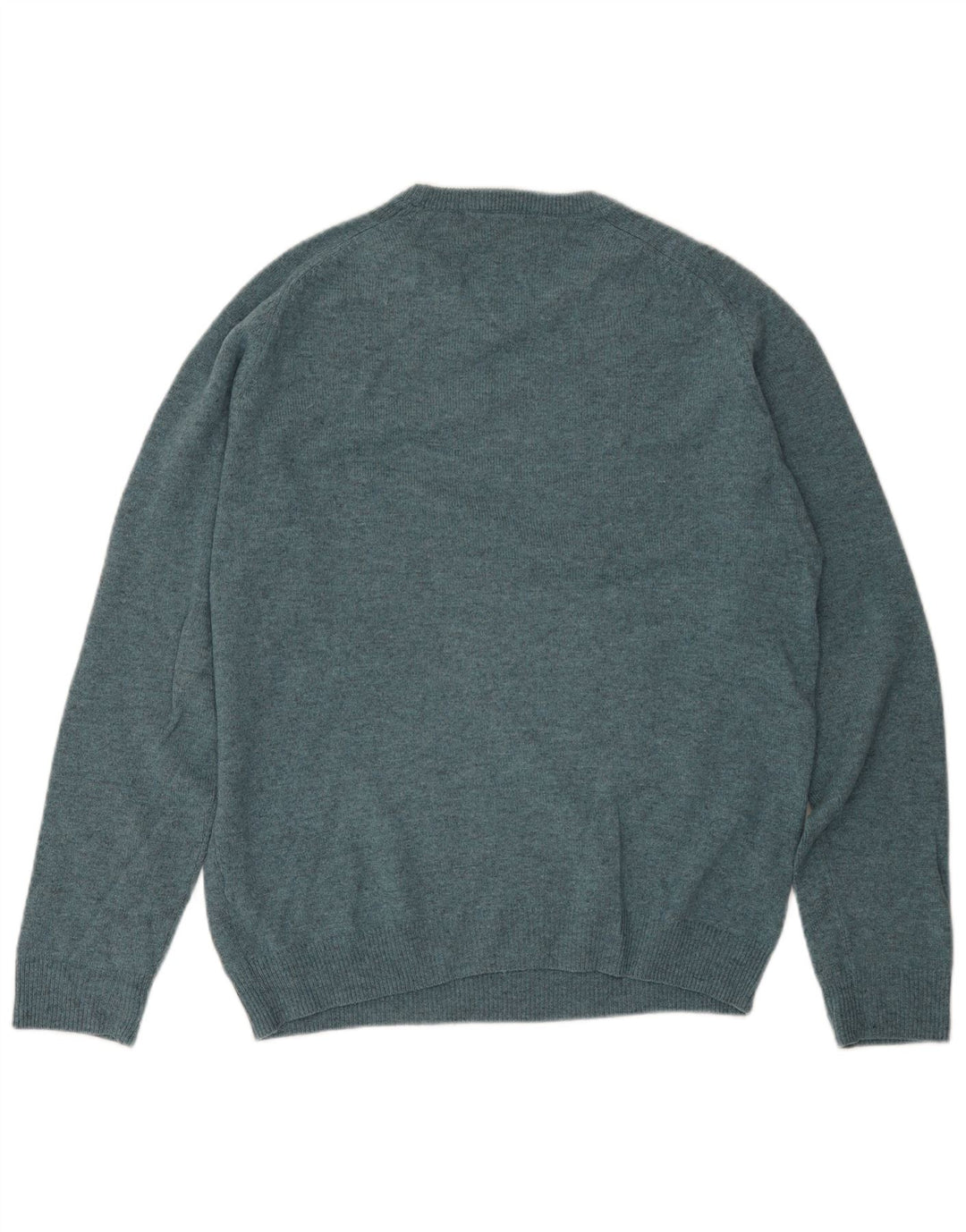 Marks & Spencer Mens Crew Neck Jumper Sweater Medium Blue Flecked