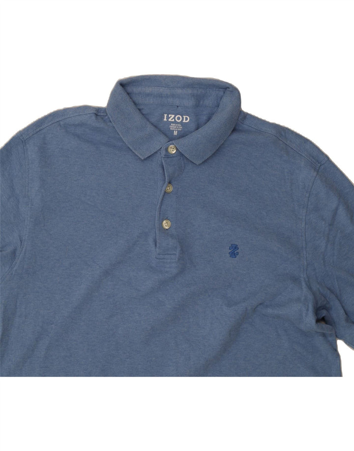 IZOD Mens Polo Shirt Medium Blue Cotton Vintage Izod and Second-Hand Izod from Messina Hembry 