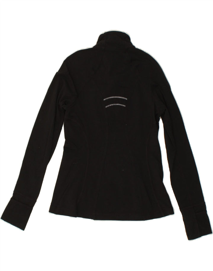 ATHLETA Womens Tracksuit Top Jacket UK 6 XS Black Nylon Vintage Athleta and Second-Hand Athleta from Messina Hembry 