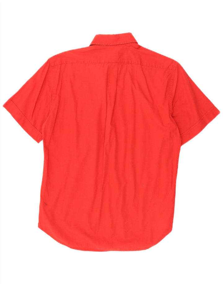 Marlboro Classics Mens Short Sleeve Shirt Medium Red Cotton