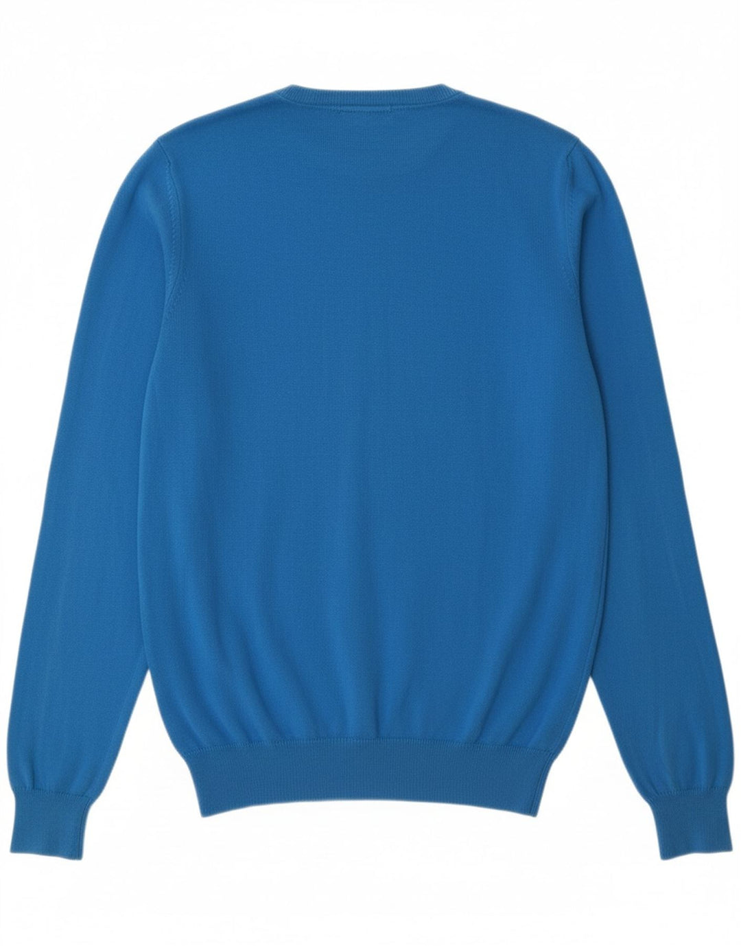 BROOKSFIELD Mens Crew Neck Jumper Sweater IT 50 Medium Blue Cotton Vintage Brooksfield and Second-Hand Brooksfield from Messina Hembry 
