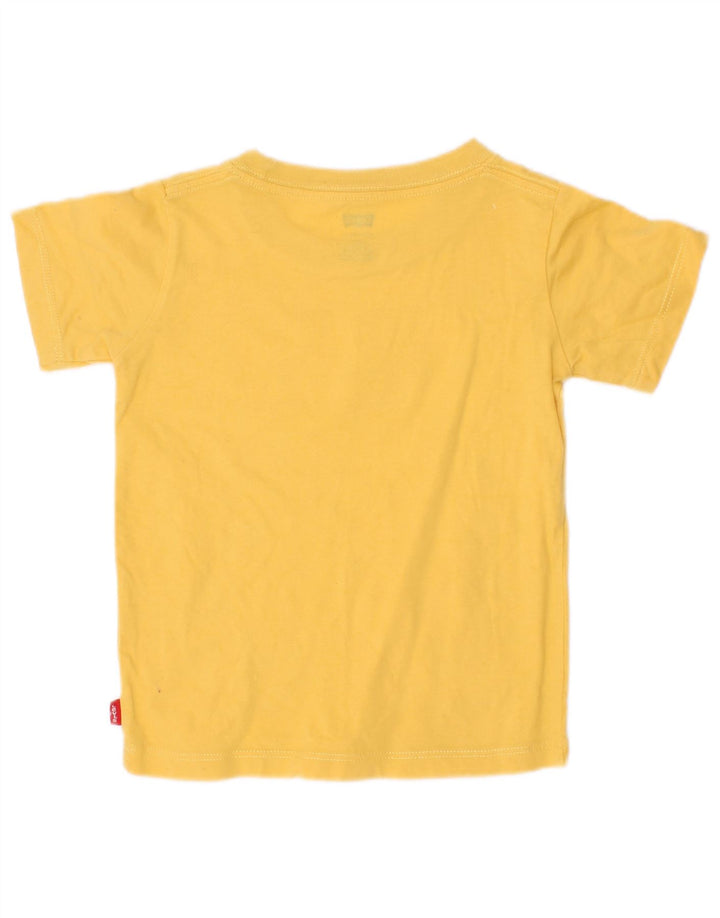 Levi's Boys Grafisk T-Shirt Top 2-3 år Gul
