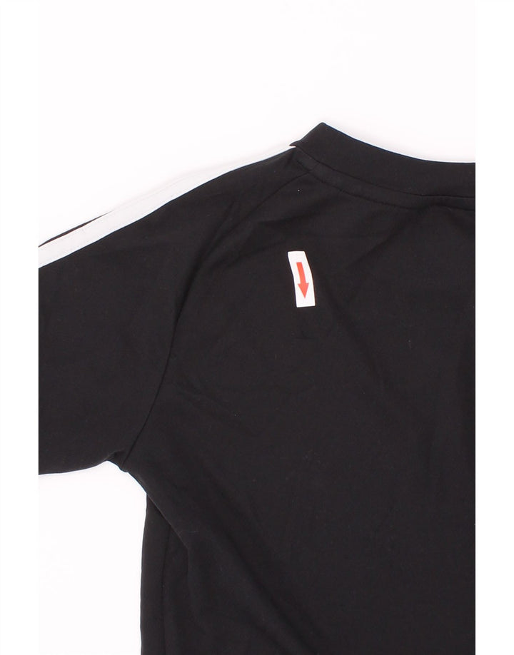 Adidas Boys Climalite T-Shirt Top 7-8 Years Black Polyester