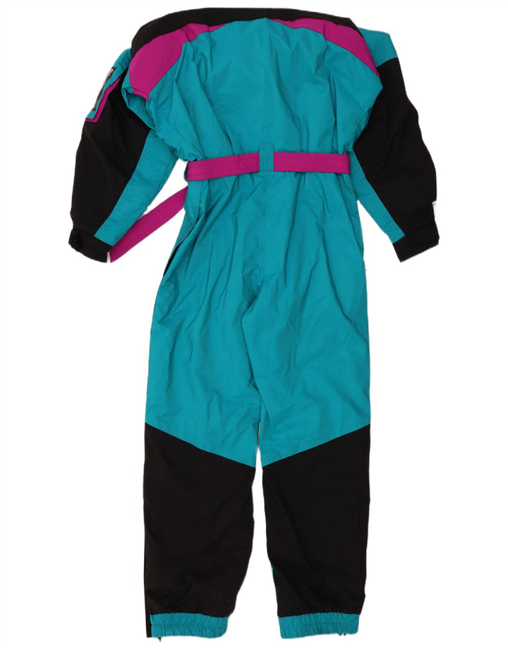 Colmar Mens Loose Fit Ski Jumpsuit IT 50 Medium  Blue Colourblock Polyamide