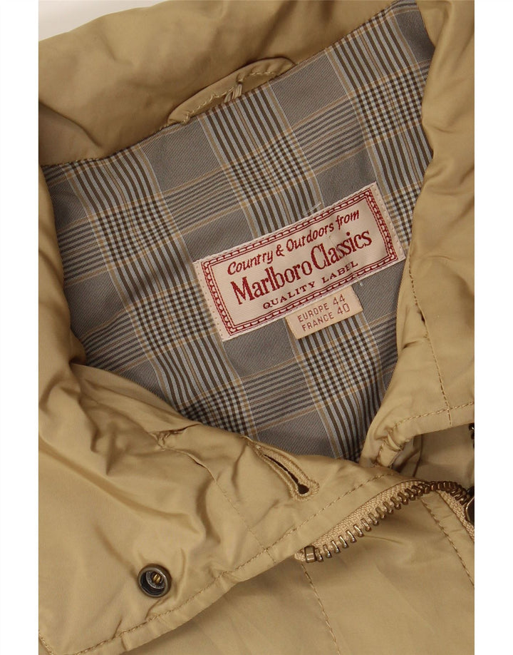 MARLBORO CLASSICS Womens Military Jacket EU 44 XL Beige Polyester Vintage Marlboro Classics and Second-Hand Marlboro Classics from Messina Hembry 