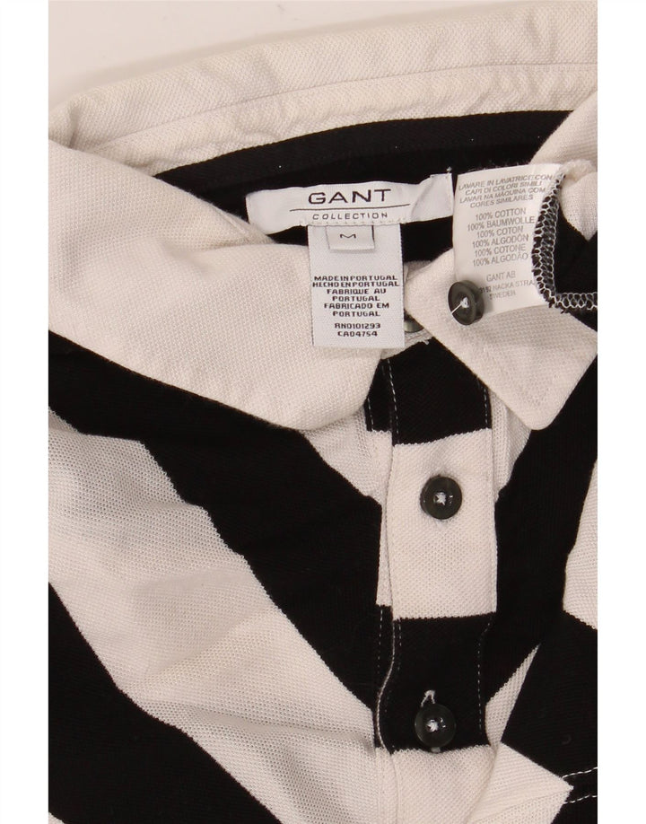 Gant Polo Homme Blanc Rayé Coton Moyen