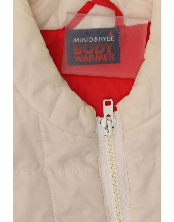 Musto Mens Padded Gilet UK 38 Medium Multicoloured Colourblock Nylon