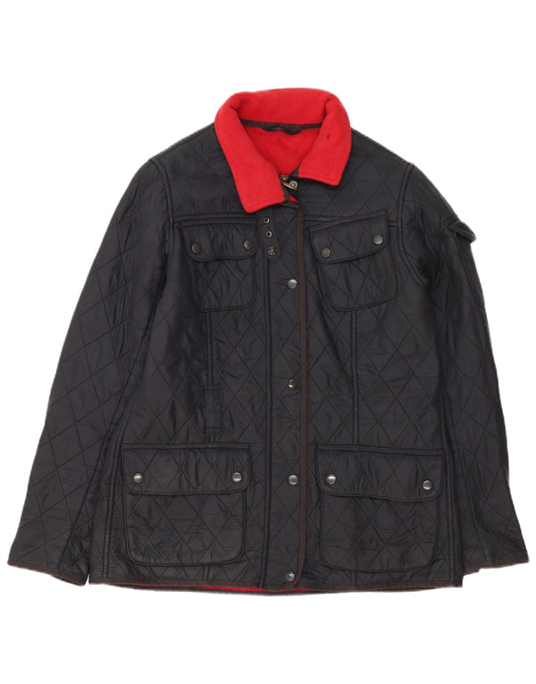 Giacca trapuntata da donna Barbour UK 14 grande nera