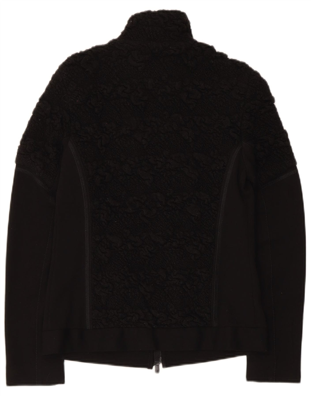 Beate Heymann Womens Cardigan Sweater UK 10 Small Black Wool